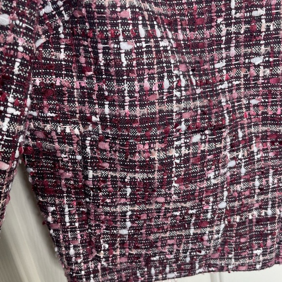 Brooks Brothers Tweed Jacket - Burgundy and White 6 - Picture 5 of 10